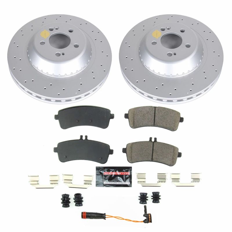 Power Stop 16-17 Mercedes-Benz Maybach S600 Rear Z23 Evolution Sport Coated Brake Kit