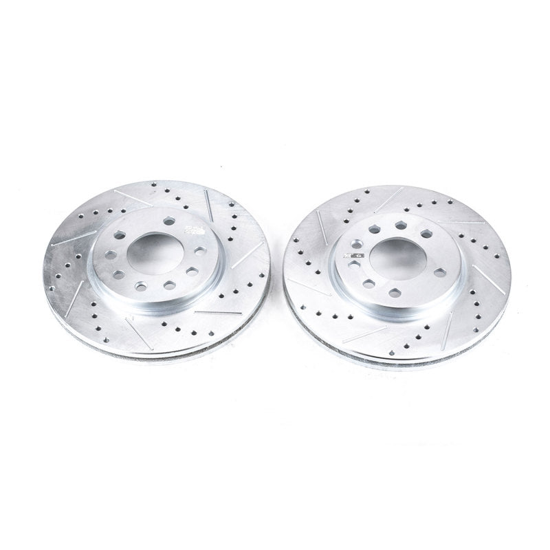 Power Stop 94-96 Saab 900 Front Drilled & Slotted Rotor (Pair)