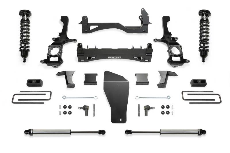 Fabtech 16-18 Nissan Titan Xd 4WD Gas 6in Perf Sys w/Dl 2.5 & 2.25