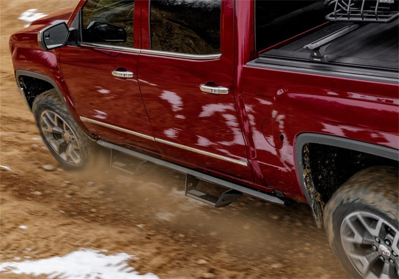 N-Fab Predator PRO 07-13 Chevy/GMC 1500/07-10 Chevy/GMC 2500 Ext Cab - Cab Length - Tex. Black
