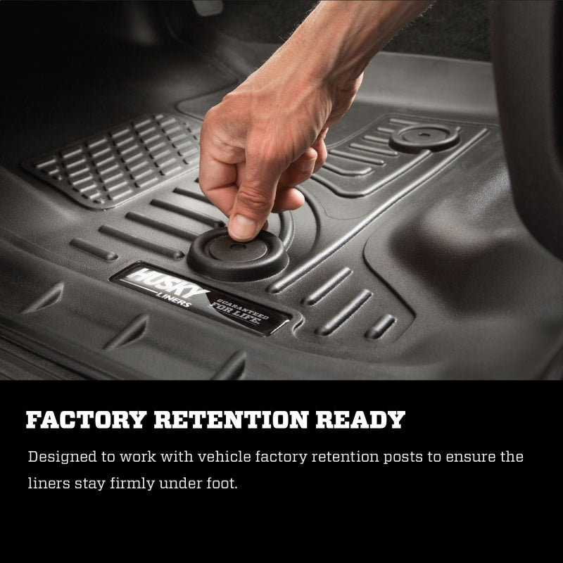 Husky Liners 15-23 Ford F-150 Super/Super Crew Cab WeatherBeater Grey Front Floor Liners