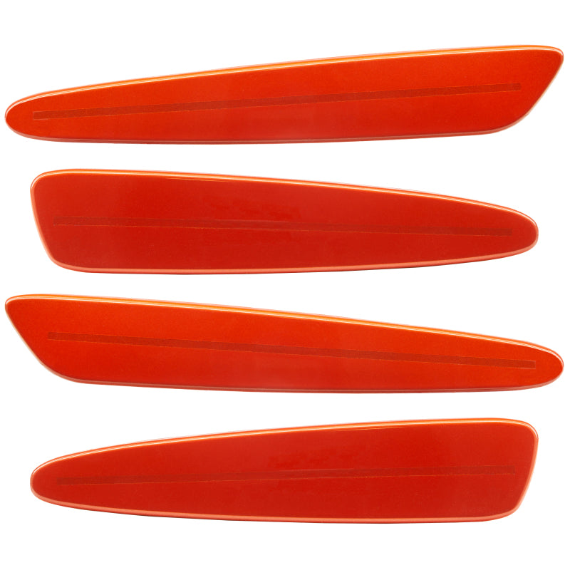 Oracle 05-13 Chevy Corvette C6 Concept Sidemarker Set - Ghosted - Inferno Orange Metallic (GCR)