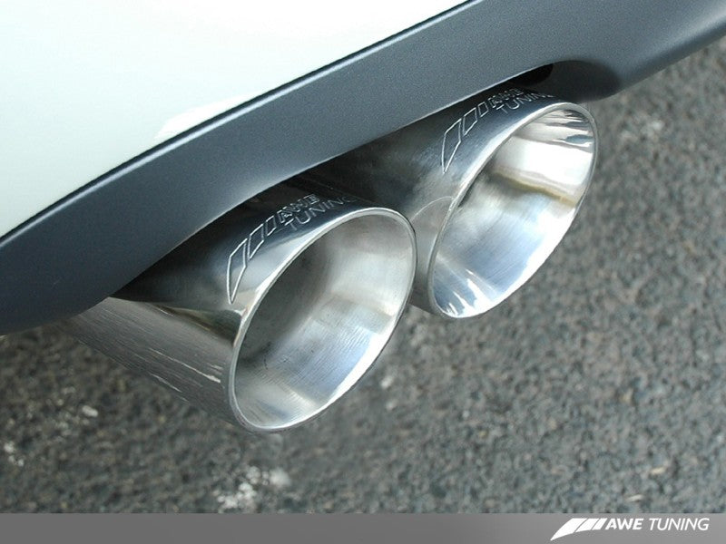 AWE Tuning Audi B7 RS4 Track Edition Exhaust - Polished Silver Tips