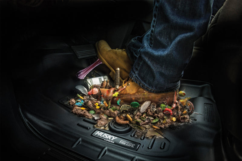 Husky Liners 15-23 Ford F-150 Super/Super Crew Cab WeatherBeater Grey Front Floor Liners