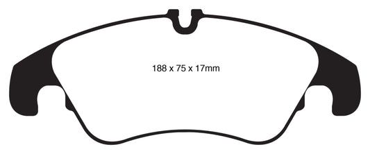 EBC 11 Audi A6 2.0 Turbo Yellowstuff Front Brake Pads