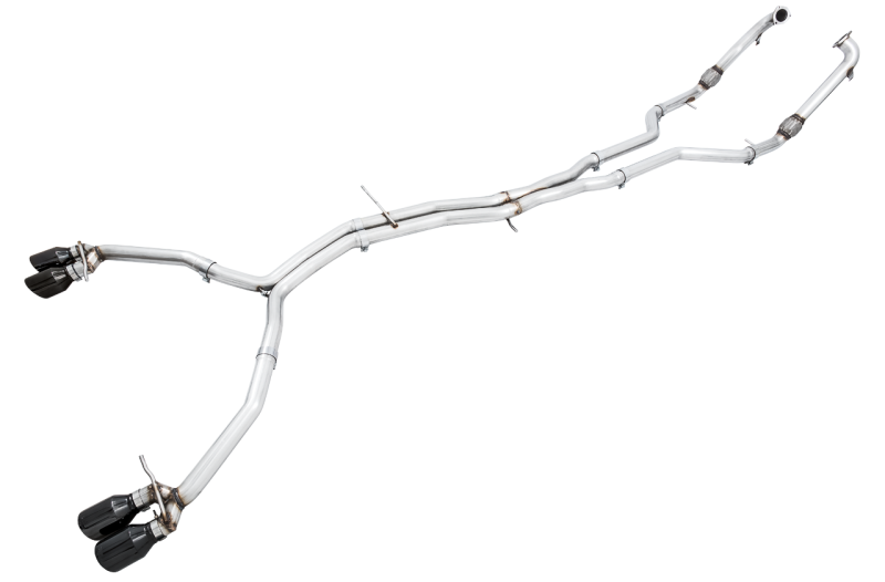 AWE Tuning Audi B9 S5 Coupe 3.0T Track Edition Exhaust - Diamond Black Tips (90mm)