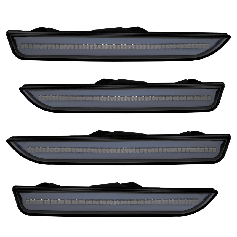 Oracle 10-14 Ford Mustang Concept Sidemarker Set - Tinted - Ebony/Black (UA)