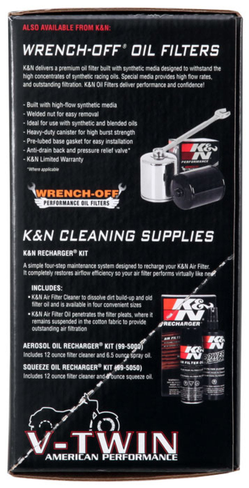 K&N Street Metal Intake System - Flare Lg Capacity Intake System-Harley Davidson