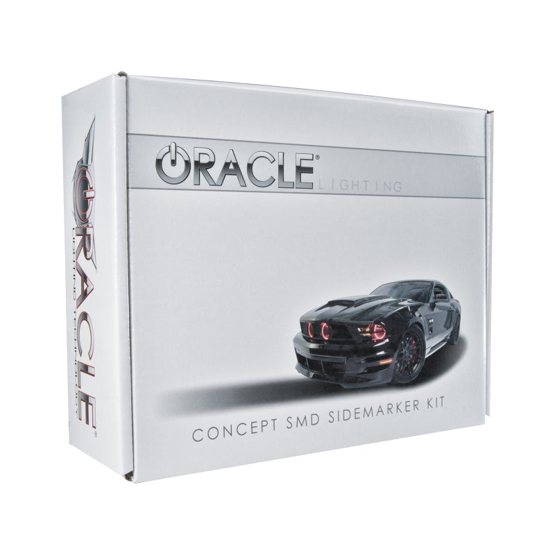 Oracle 10-14 Ford Mustang Concept Sidemarker Set - Clear - Sterling Gray Metallic (UJ)