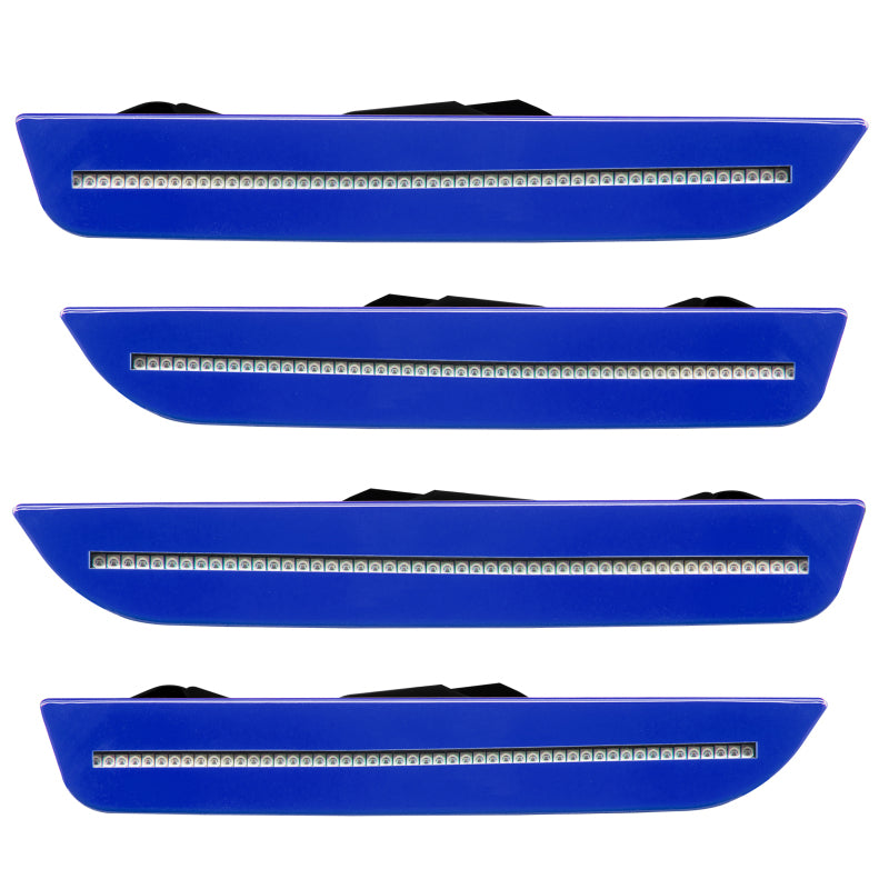 Oracle 10-14 Ford Mustang Concept Sidemarker Set - Clear - Sonic Blue Pearl (SN)