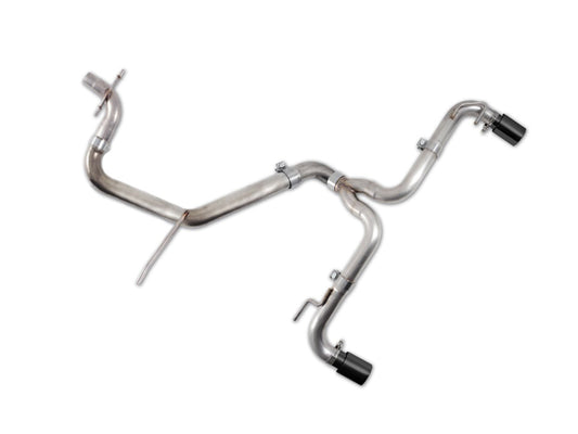 AWE Tuning Golf TDI (GTI Style) Performance Exhaust - Diamond Black Slash Cut Tips