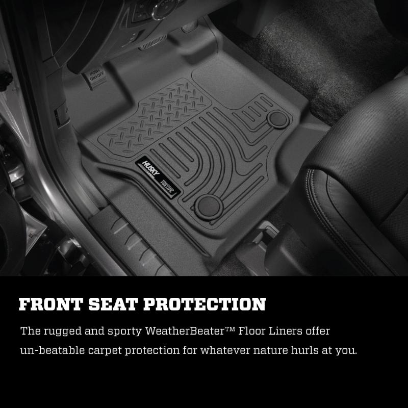 Husky Liners 15-23 Ford F-150 Super/Super Crew Cab WeatherBeater Grey Front Floor Liners