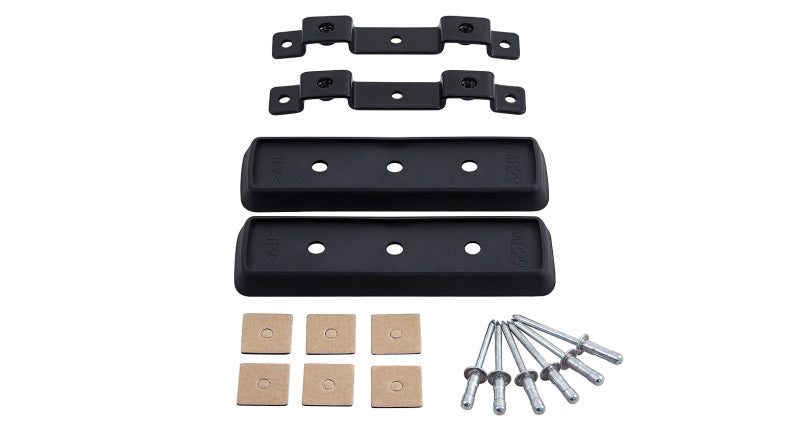 Rhino-Rack 09-18 Dodge RAM 1500 4 Door Pick Up Heavy Duty RLT600 Ditch Mount 3 Bar Roof Rack -Silver