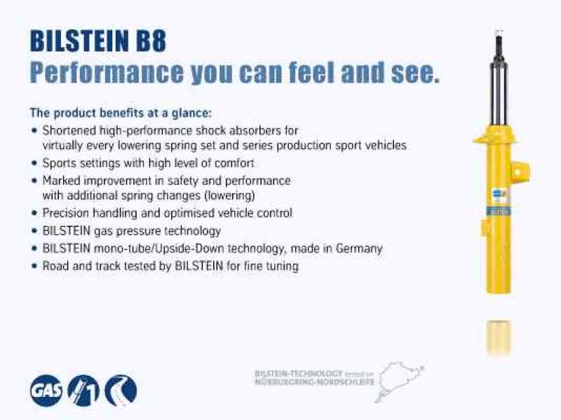 Bilstein B8 Saab 9-3 Cadillac BLSR Monotube Shock Absorber