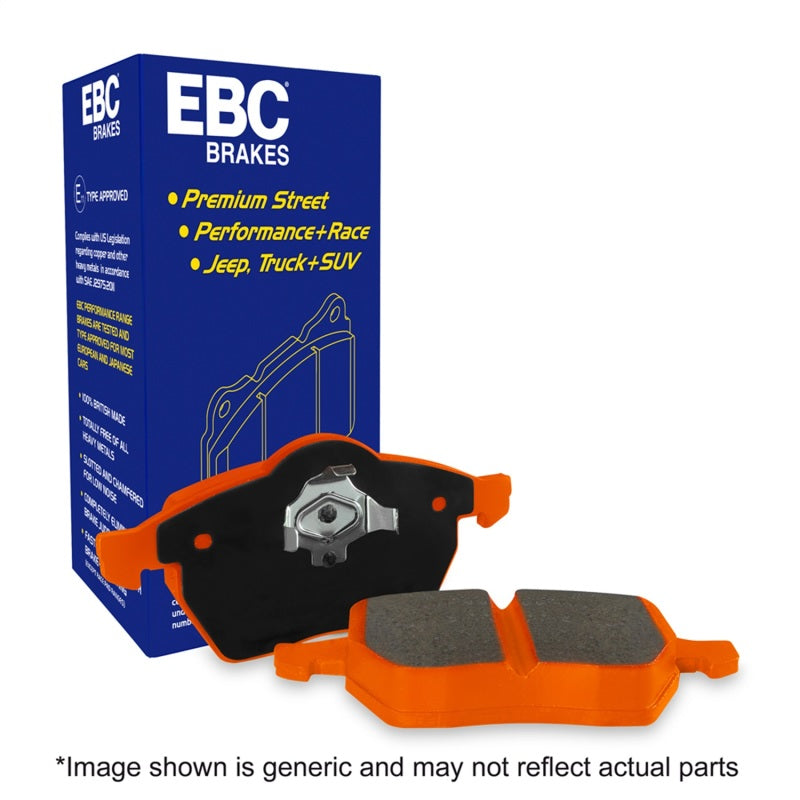 EBC 98-05 Porsche 911 (996) (Cast Iron Rotor only) 3.4 Carrera 2 Orangestuff Front Brake Pads