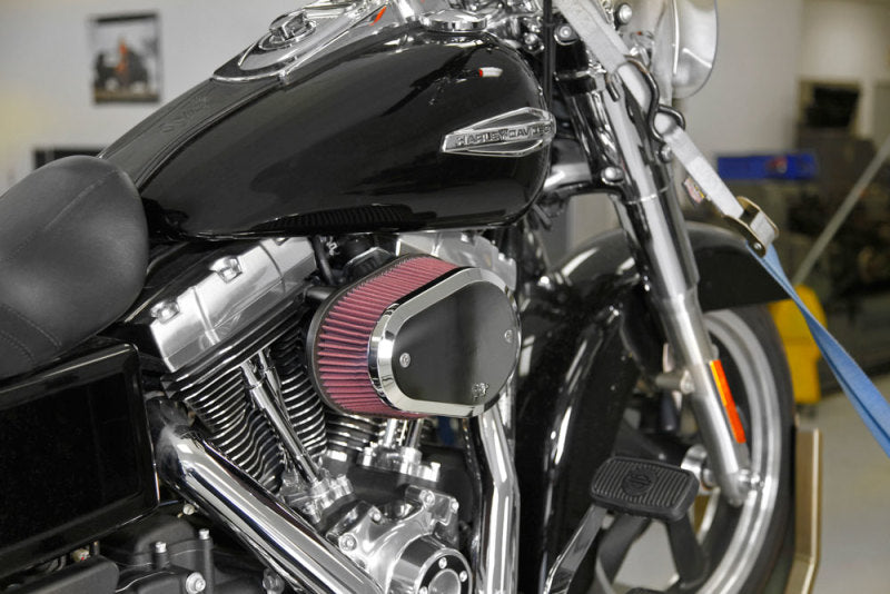 K&N Street Metal Intake System - Flare Lg Capacity Intake System-Harley Davidson