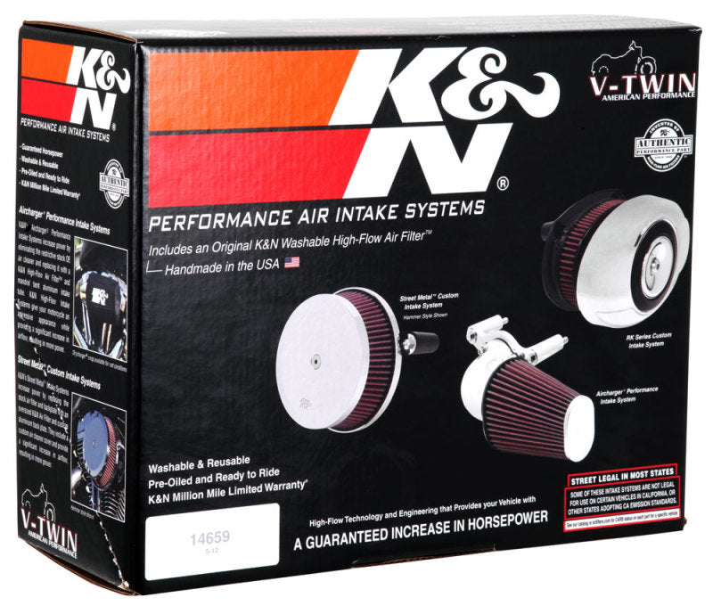 K&N 15-17 Harley Street 500/750 Performance Intake Kit