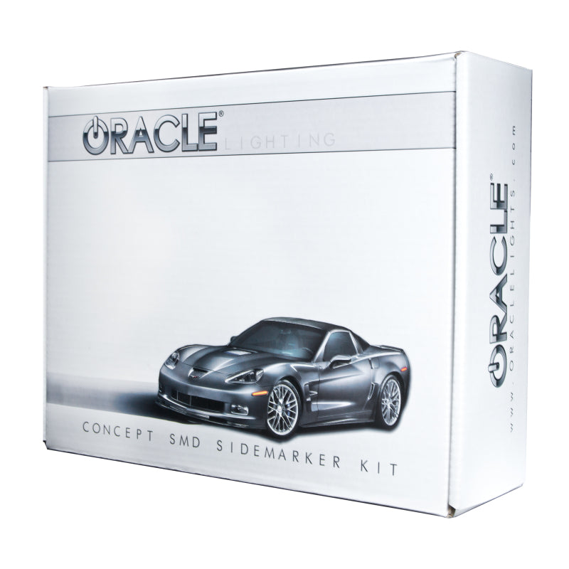Oracle 05-13 Chevrolet Corvette C6 Concept Sidemarker Set - Clear - Torch Red (GKZ)