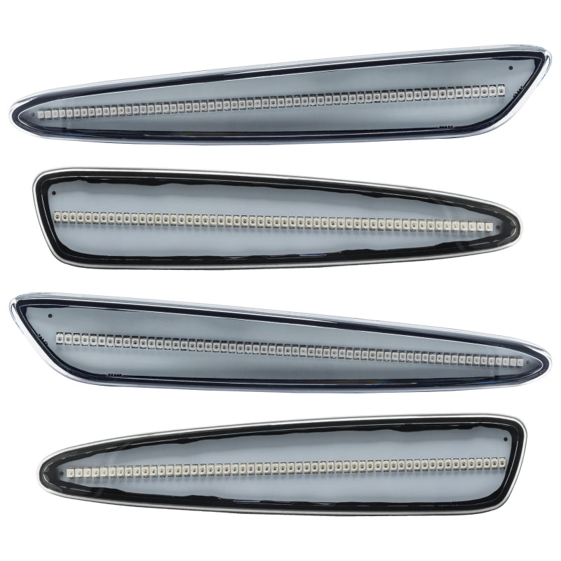 Oracle 05-13 Chevrolet Corvette C6 Concept Sidemarker Set - Clear - Atomic Orange (418P)