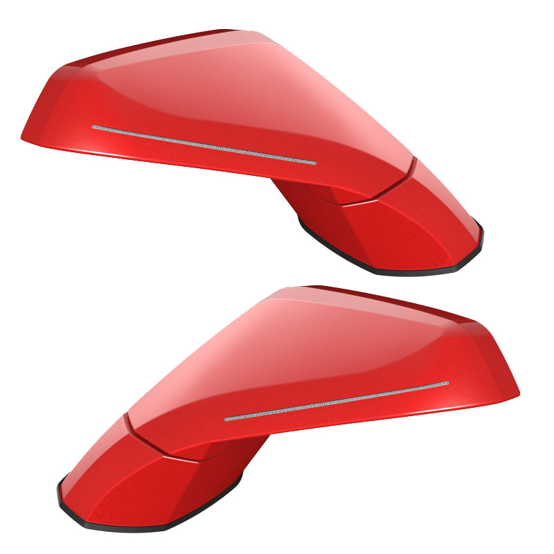 Oracle 05-13 Chevrolet Corvette C6 XM Concept Side Mirrors - Victory Red (GCN)