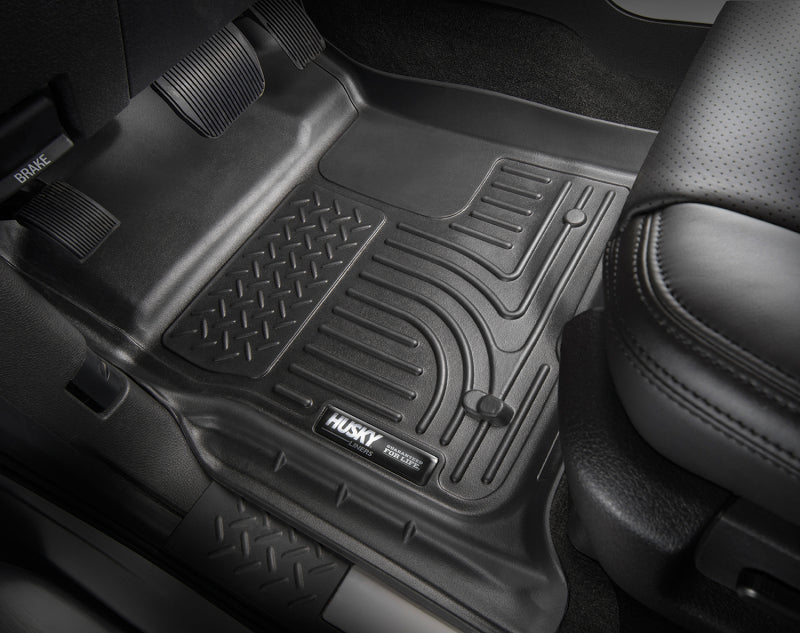 Husky Liners 15-23 Ford F-150 Super/Super Crew Cab WeatherBeater Grey Front Floor Liners