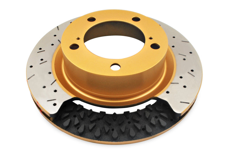 DBA 06-08 Audi A3/10/06-08 TT / 10/04-10 VW Golf (MK5) Rear Drilled & Slotted 4000 Series Roto