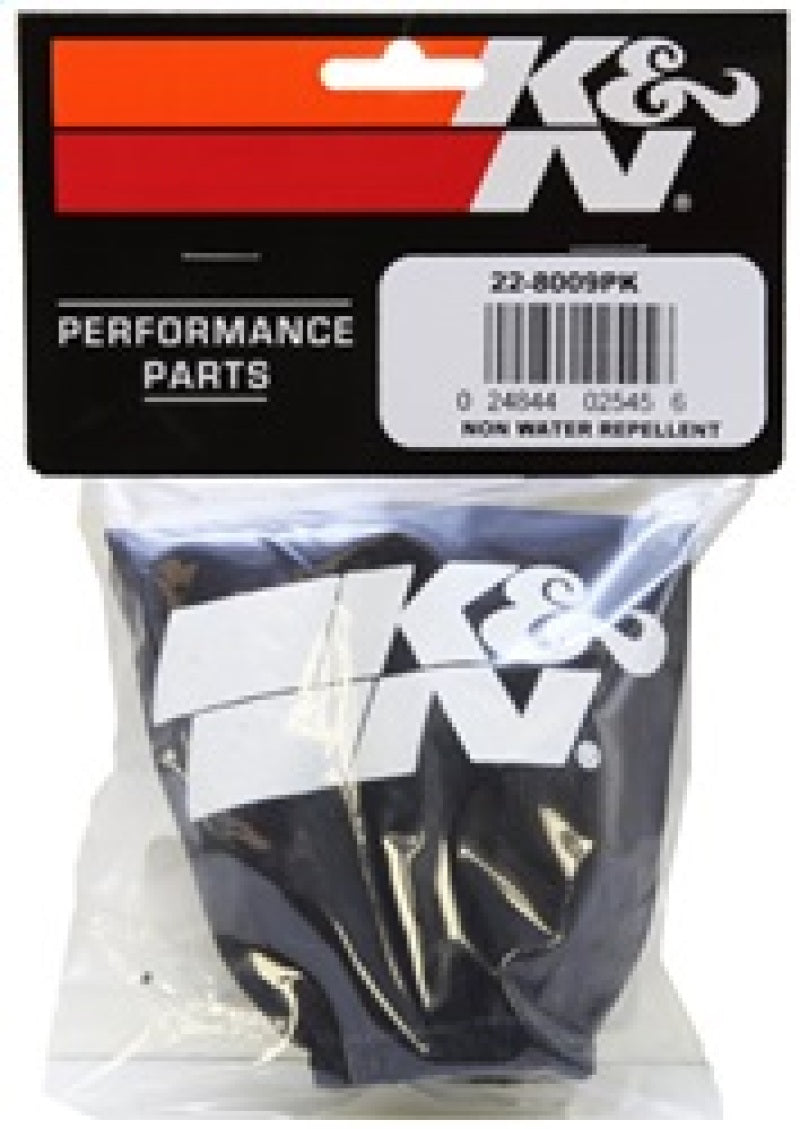 K&N Precharger Air Filter Wrap - Black - Round Straight - 72-73 Ducati 750 / 73-78 Honda XR75