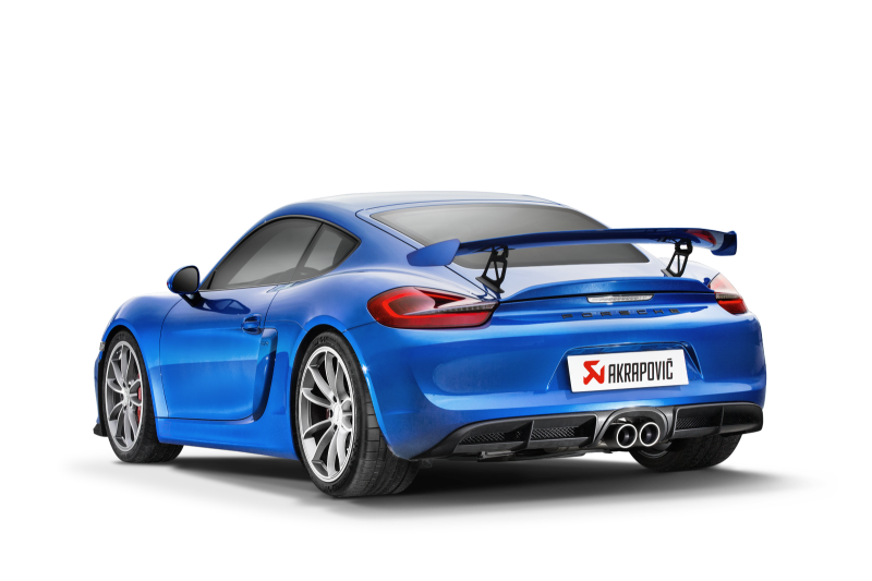 Akrapovic 16-16 Porsche Boxster Spyder (981) Slip-On Line (Titanium) w/ Titanium Tips