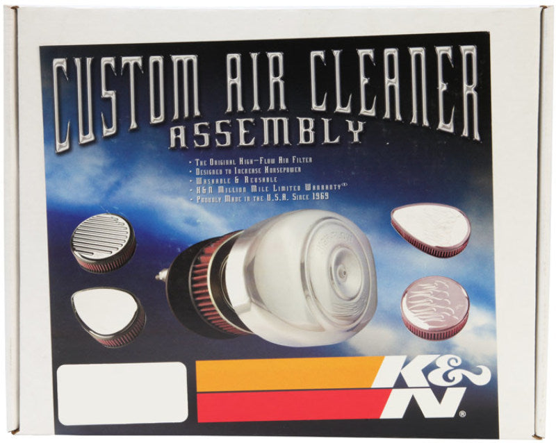 K&N H/D Sportster Filter Kit Teardrop Flamed SPECIAL ORDER Intake Sys-Harley Davidson