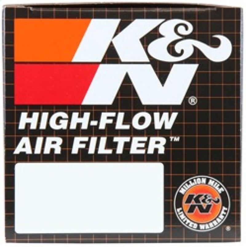 K&N Universal Chrome Filter 2in FLG / 3x4in Bottom / 2x3in Top / 2-3/4in Height (2 Per Box)