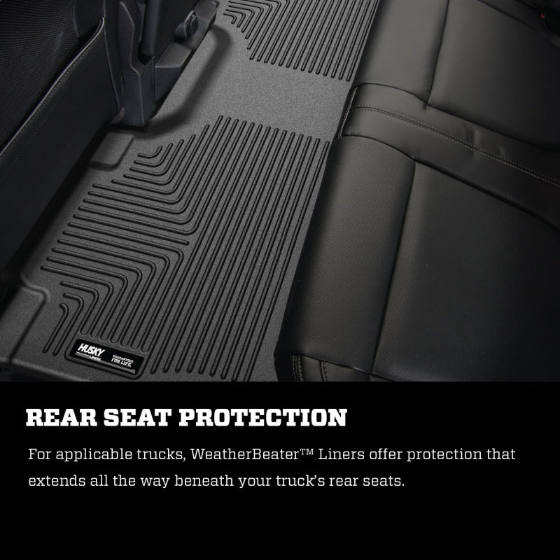 Husky Liners 15-23 Ford F-150 Super/Super Crew Cab WeatherBeater Grey Front Floor Liners