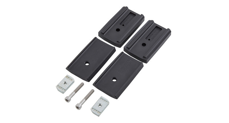 Rhino-Rack 09-18 Dodge RAM 1500 4 Door Pick Up Heavy Duty RLT600 Ditch Mount 3 Bar Roof Rack -Silver