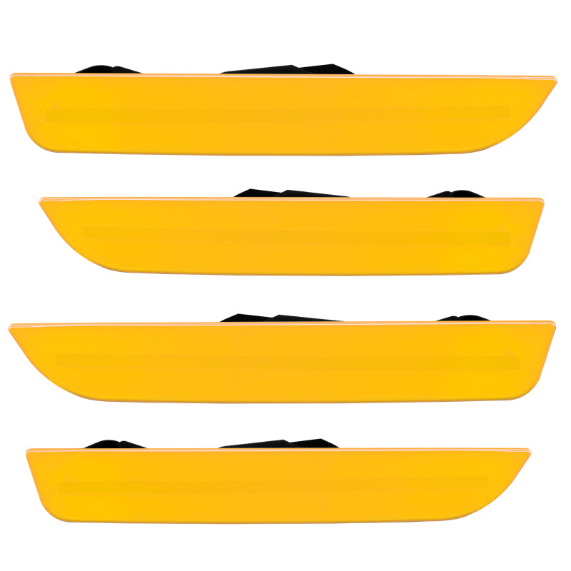 Oracle 10-14 Ford Mustang Concept Sidemarker Set - Ghosted - School Bus Yellow (B1BYM628)