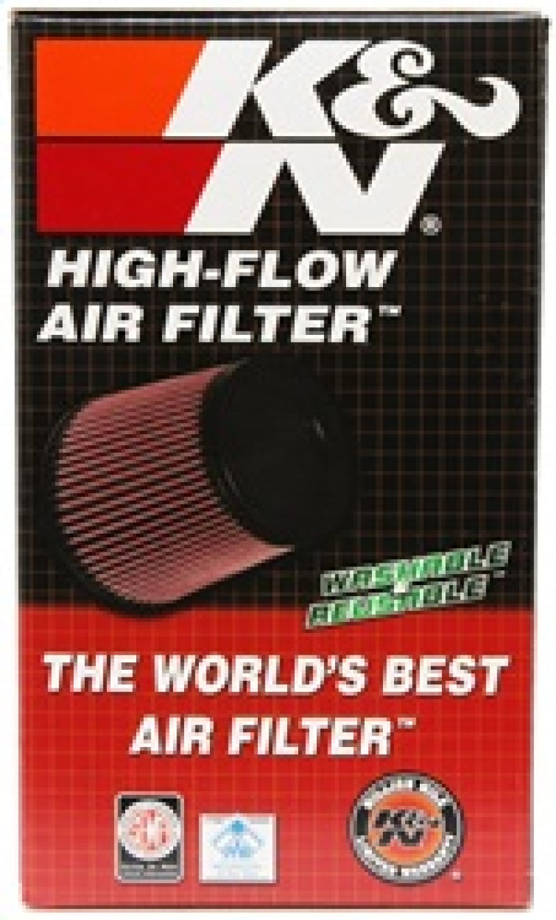 K&N Cone Filter 3.375in ID 6in Base 4.5in Top 9in Height Carbon Fiber