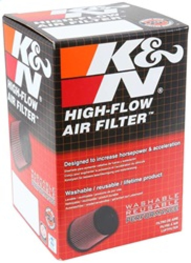 K&N Universal Chrome Filter 2in FLG / 3x4in Bottom / 2x3in Top / 2-3/4in Height (2 Per Box)