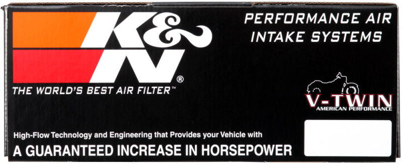 K&N Street Metal Intake System - Flare Lg Capacity Intake System-Harley Davidson