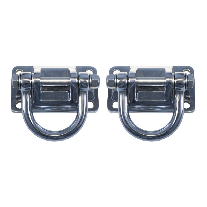 Rugged Ridge Polished SS D-Rings XHD Modular Front Rear Bumper
