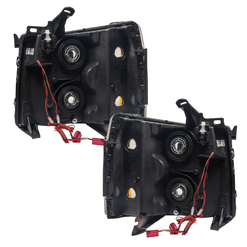 Oracle Lighting 07-13 Chevrolet Silverado Pre-Assembled LED Halo Headlights (Round Style) -UV/Purple